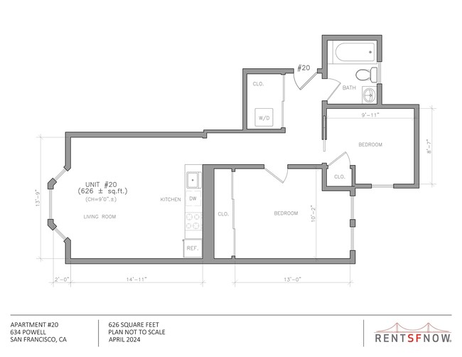 Floorplan - 634 Powell