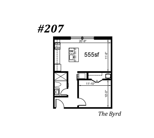 Floorplan - Landmark at 1700 Apartments