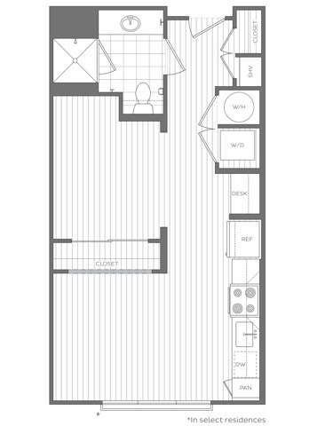 A Floorplan - Hanover Hyannis