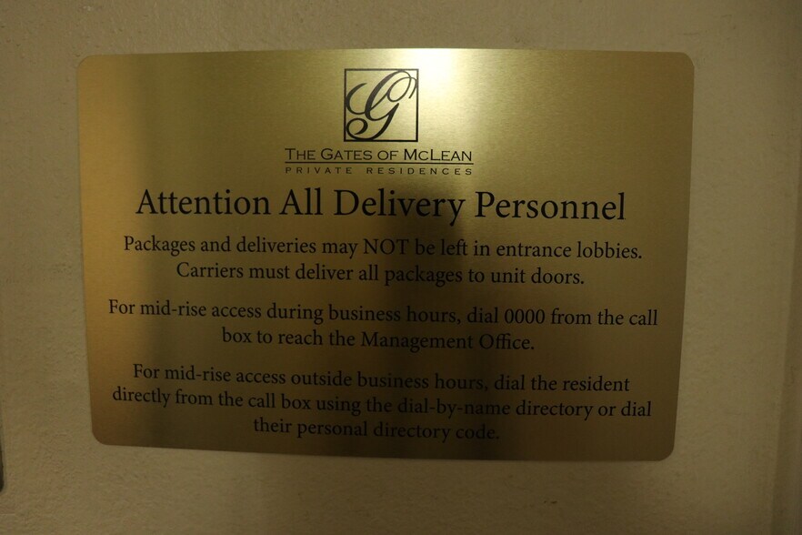 Delivery of packages information - 1570 Spring Gate Dr