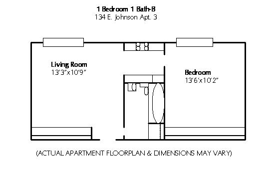 1BR/1BA - 134 E Johnson