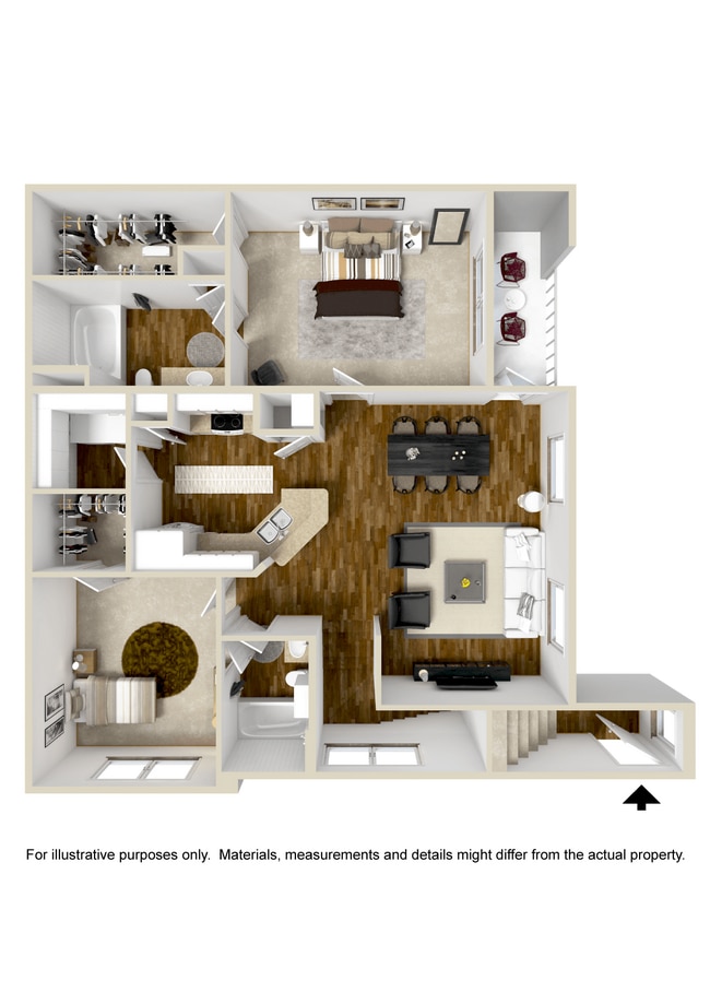 Floorplan - Kingston Crossing Apartment Homes