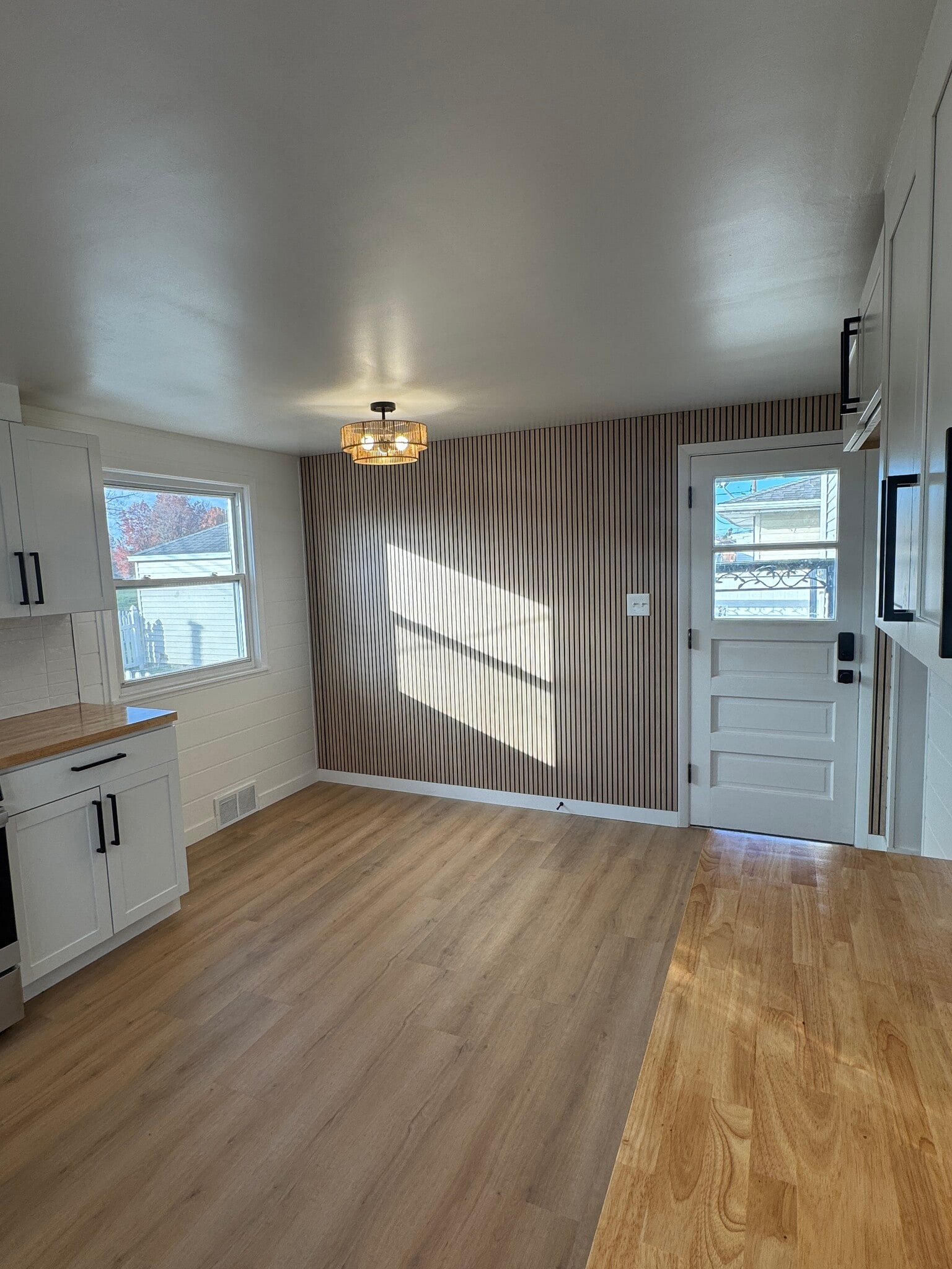 Kitchen and door into backyard - 249 Dunlop Ave