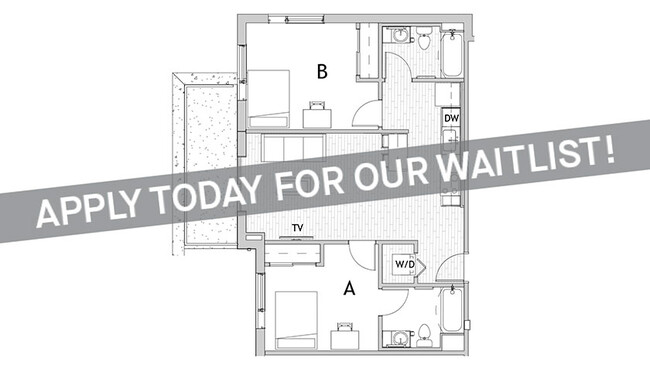 2x2 C Large Balcony - Apply Today For Our Waitlist! - Luxury Housing - Uncommon Fort Collins