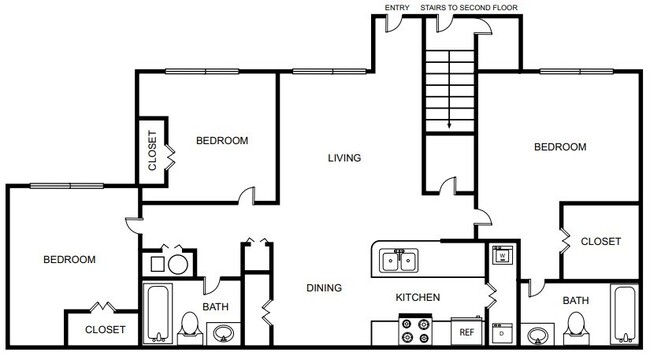 Floorplan - Hatteras Sound Apartment Homes