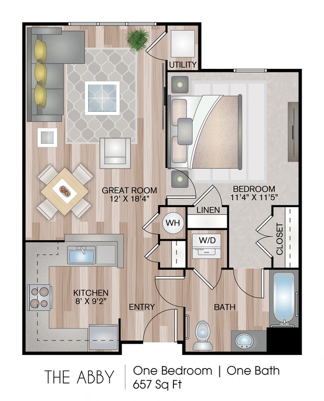 Floorplan - Victoria Park at Walkersville Senior Apartments