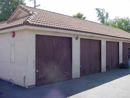 Garage View - Casa Linda Apartments