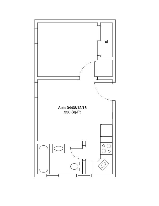 Units 4, 8, 12 & 16 | 1bd 1 ba - 118 Jay St