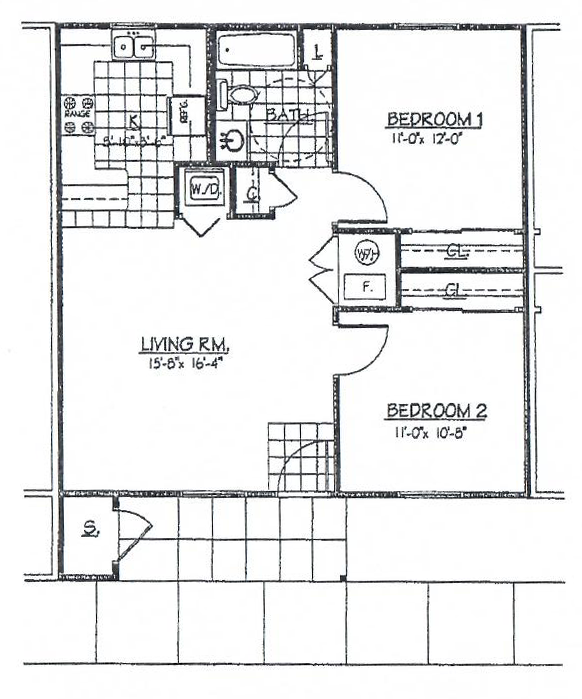 Floorplan - Santa Lucia Apartments