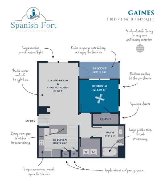 Floorplan - Spanish Fort Town Center