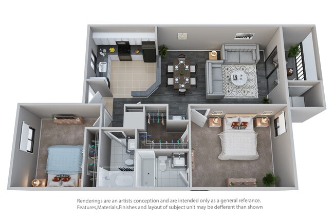 Floorplan - Lilac Village Boca Raton Apartments