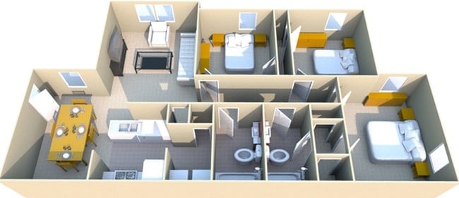 2BR/2BA - Waterford Townhomes