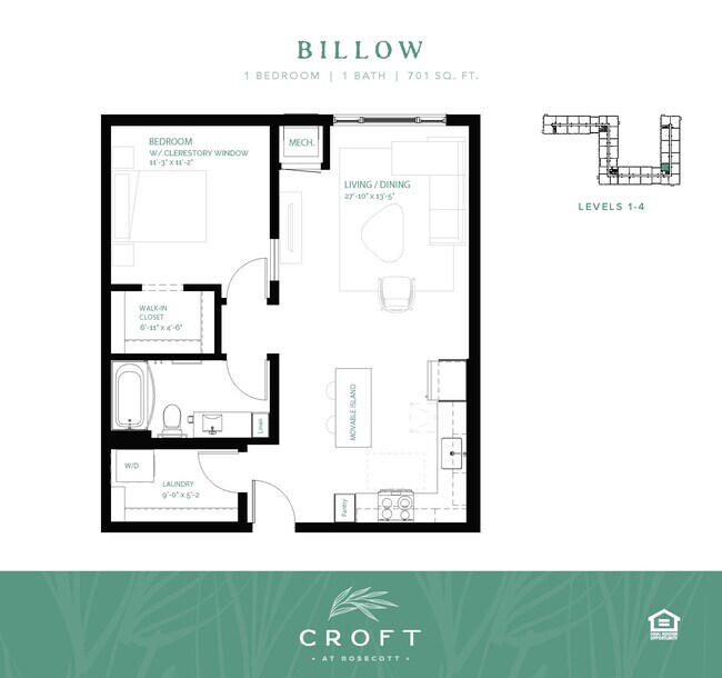 Floorplan - Croft at Rosecott