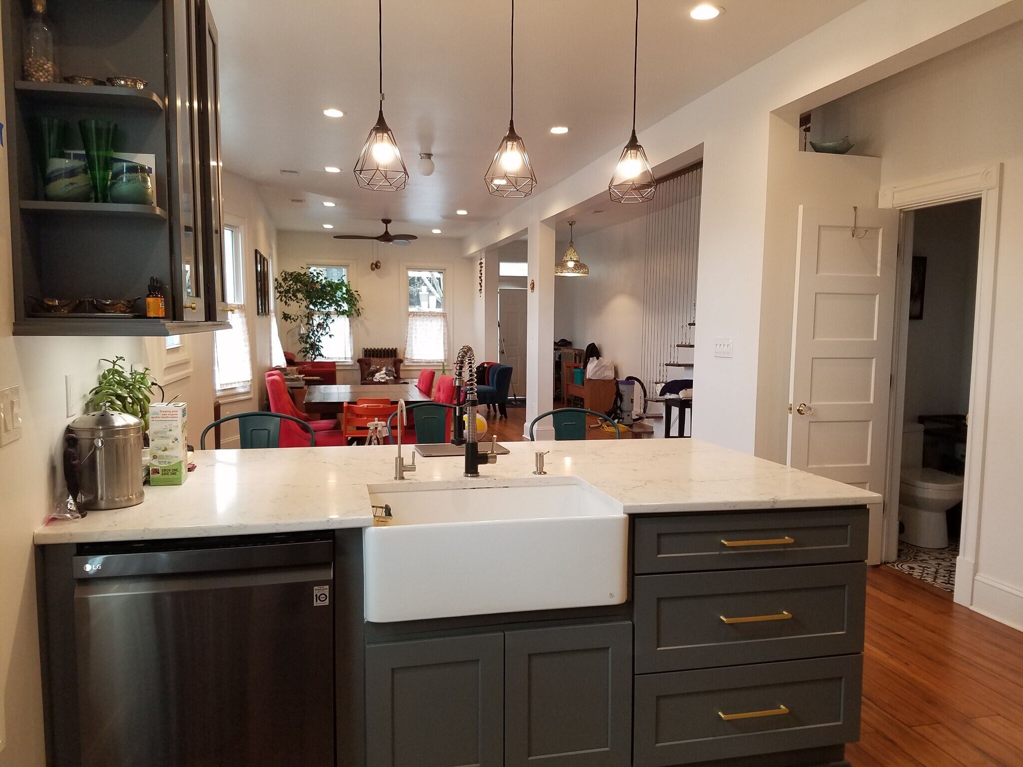 Kitchen (looking towards Dining & Living Rooms) - 4530 9th St NW