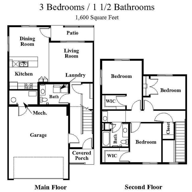 Floorplan - Jordan Valley Townhomes