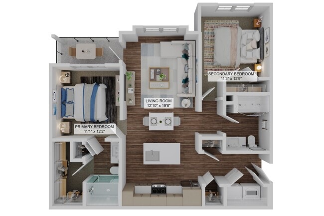 Floorplan - The Quinn Luxury Apartments