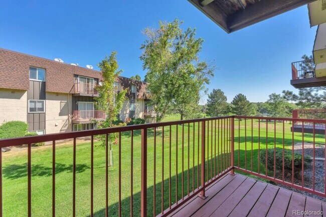 Balcony overlooking Rosamond Park - 7755 E Quincy Ave