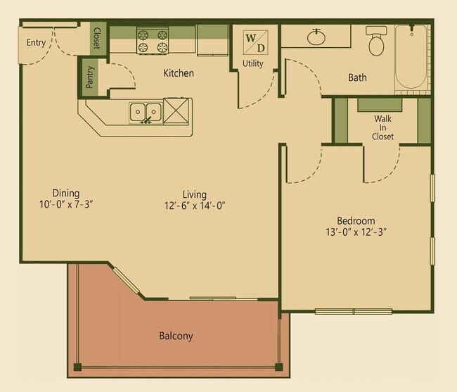 Floorplan - The Langdon at Walnut Park