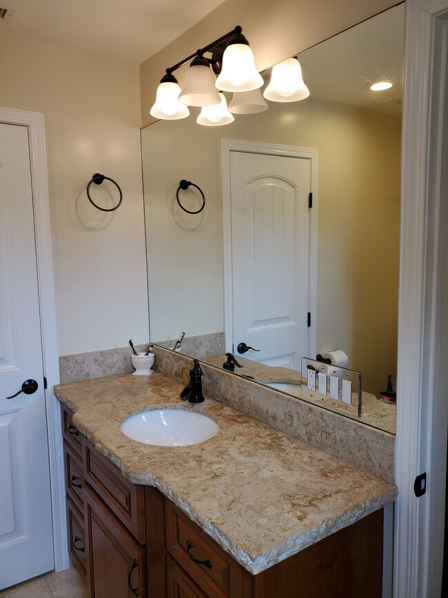 master bathroom vanity - 2461 Fire Mountain Dr