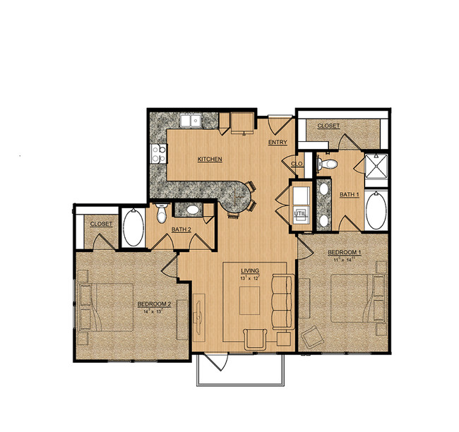 Floorplan - Magnolia on Park