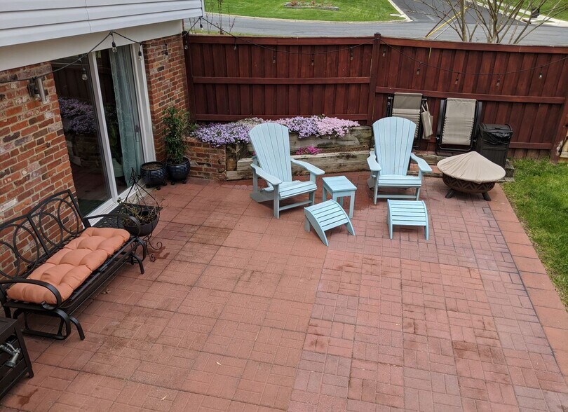 Patio with Basement Walk-out - 4201 Collier Rd