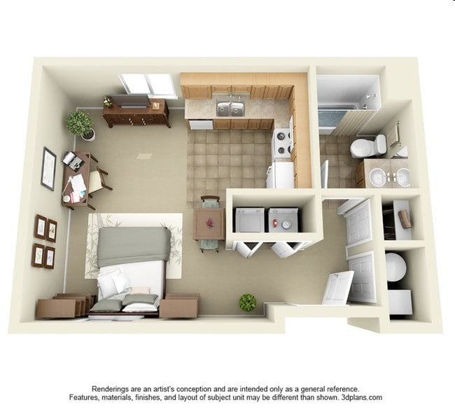 Studio - Liberty Square Apartments