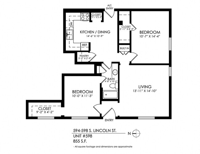 Floorplan - 594-598 S Lincoln