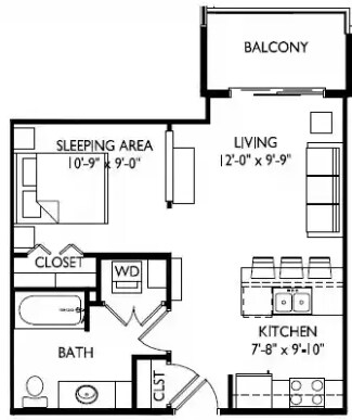 Floorplan - Hoff Mall and Hoff Apartments