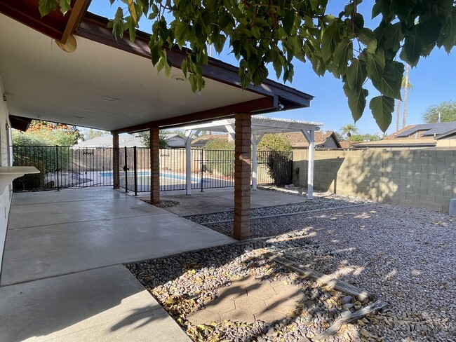 back yard patio - 12607 N 35th St