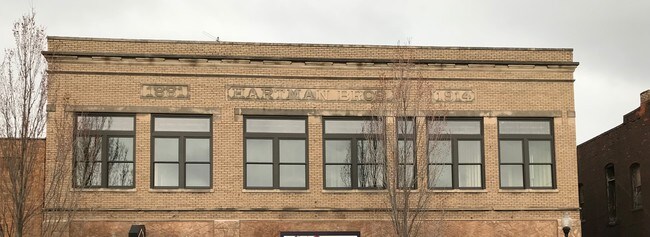 Aerial view of Hartman Building - 156 S Main St