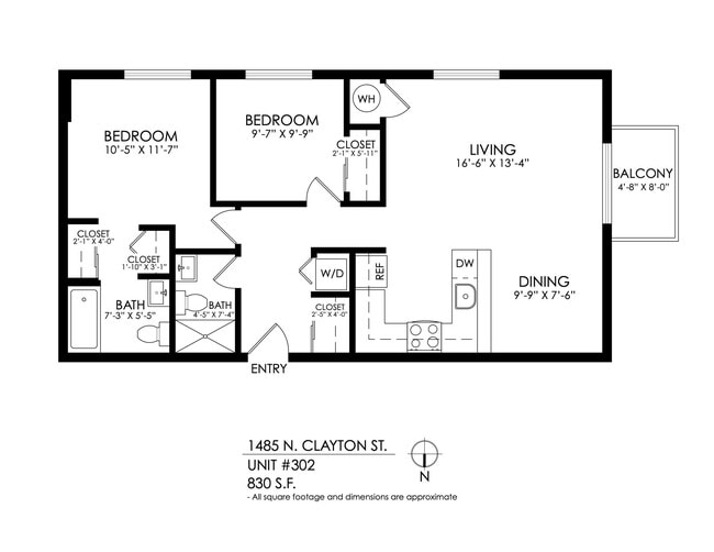 Floorplan - 1485 Clayton