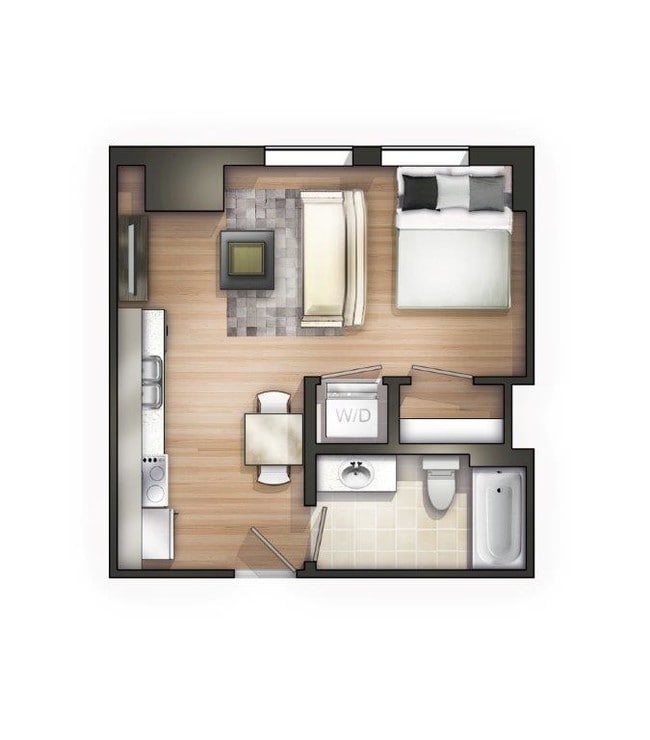 Floorplan - The Land Bank Loft Apartments