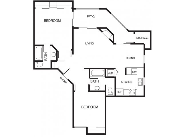 Floorplan - Country Brook Apartments