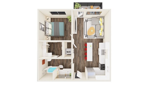 1x1 A - Terrace Heights Apartments