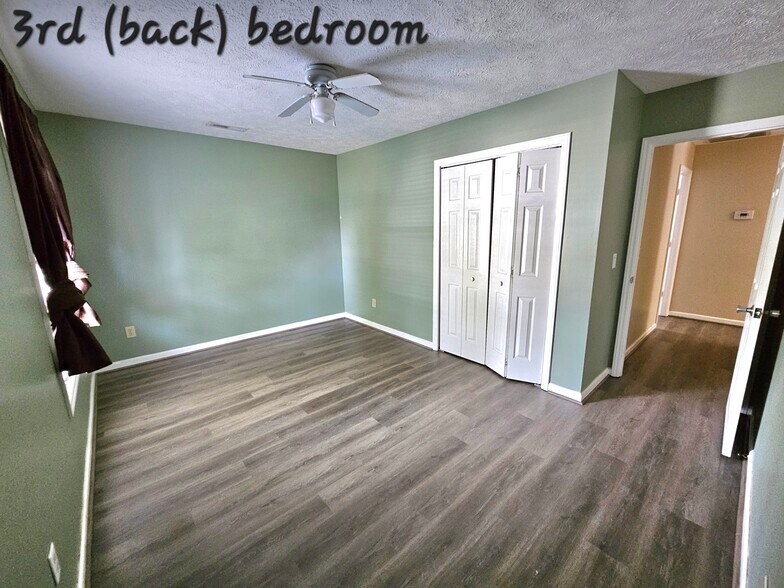 3rd bedroom is in rear of house, looking out toward back yard. - 2127 Winter Moss Ln
