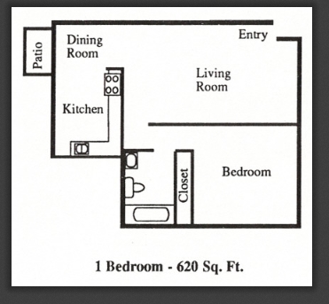 1BR/1BA - Village Park Apartments