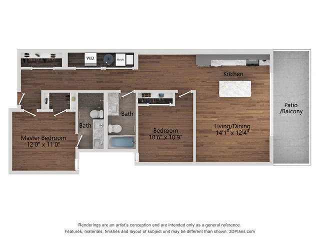 Floorplan - Monroe Aberdeen Place