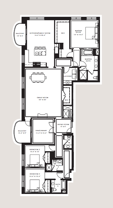 Floorplan - Ten East Delaware