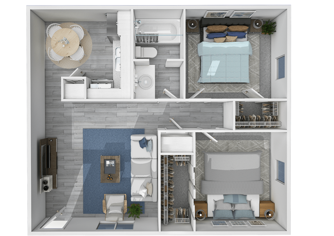 Floorplan - The Mirage Apartments