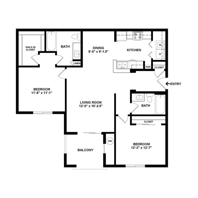Floorplan - The Falls at Willow Creek