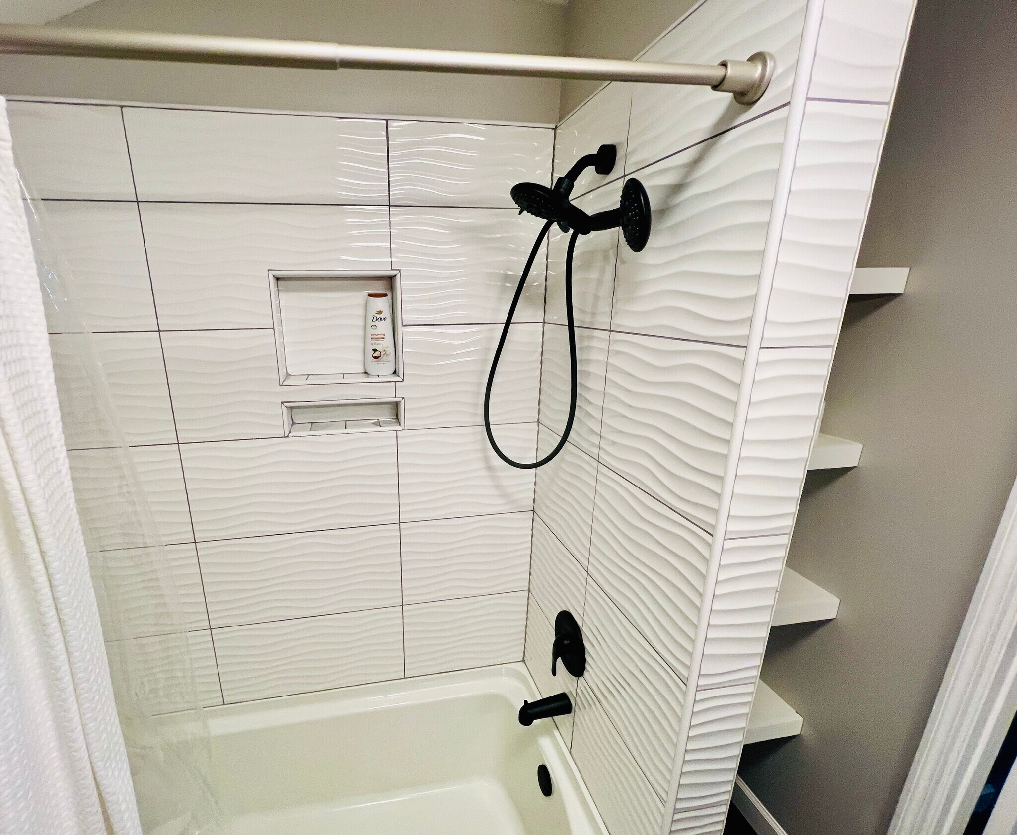 Guest Bath Shower 1 - 4531 Embry Rd