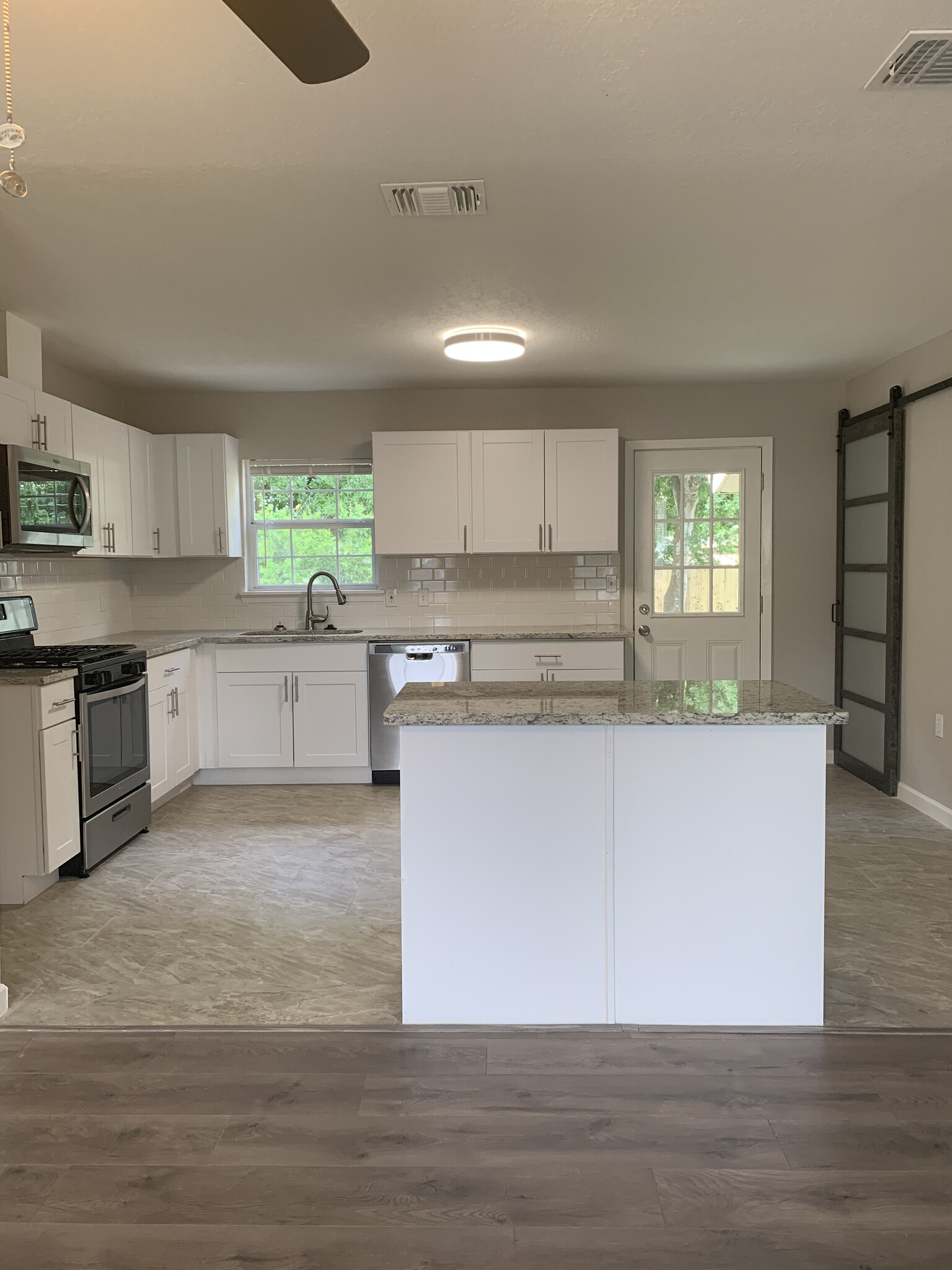 Full Kitchen View with Island - 5034 Mary Diane Dr