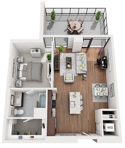 Floorplan - 1000 Speer by Windsor