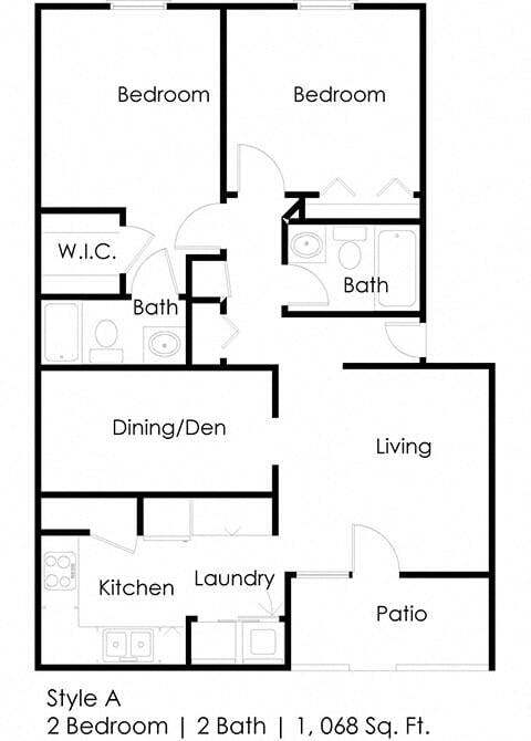 Floorplan - Regency Palms Apartments