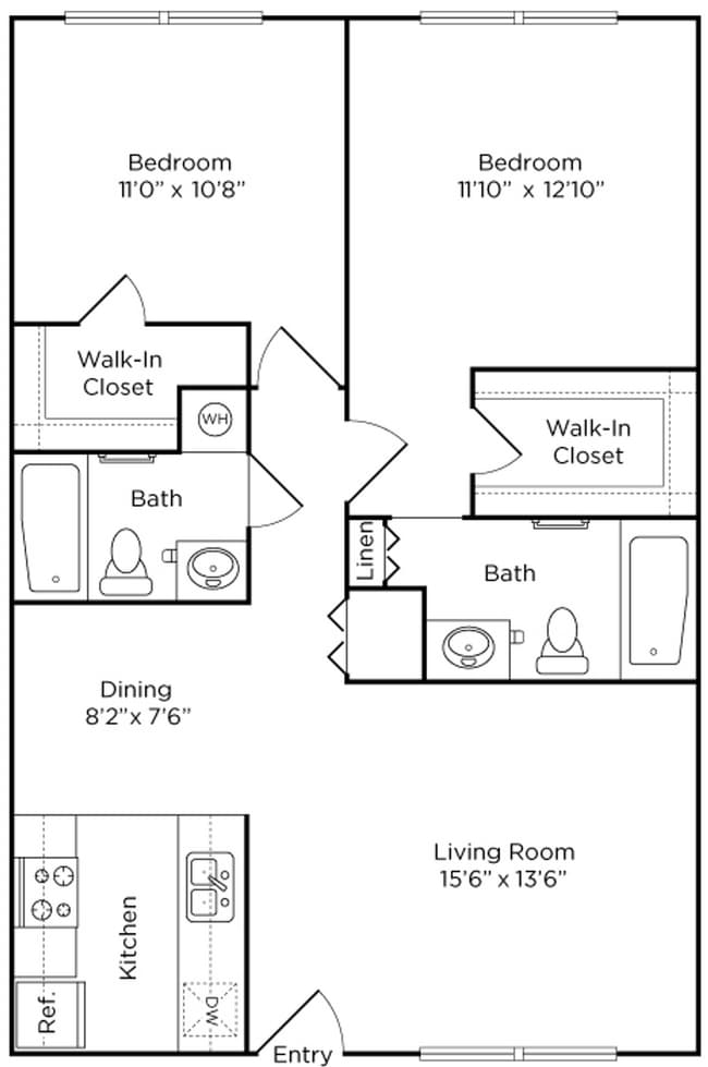 Floorplan - Emerson Apartments at Town Lake