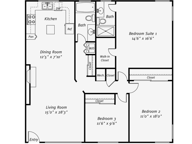 Floorplan - eaves Mission Ridge