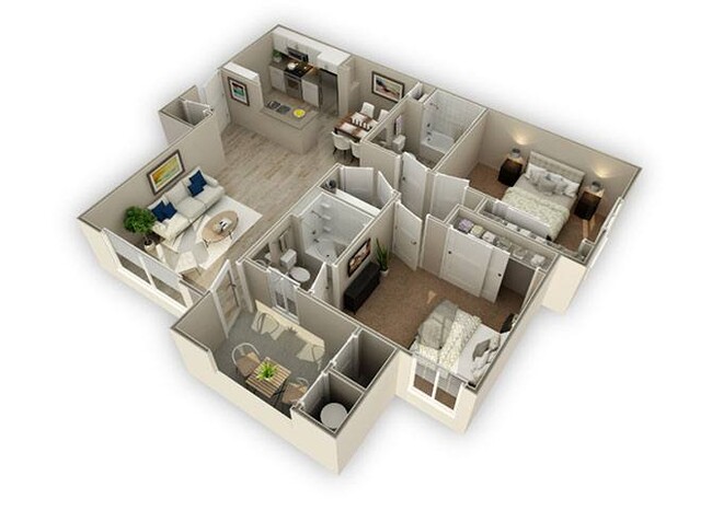 Floorplan - The Landing at College Square