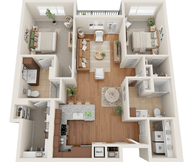 Floorplan - Sylvan Uptown