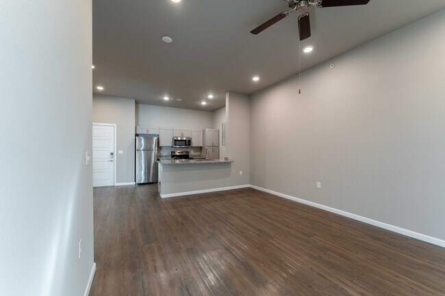 Living Room & Kitchen - Coryell Commons