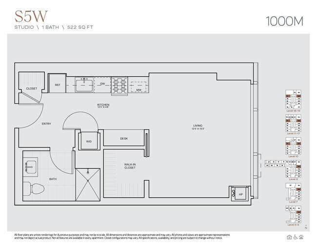 Floorplan - 1000M